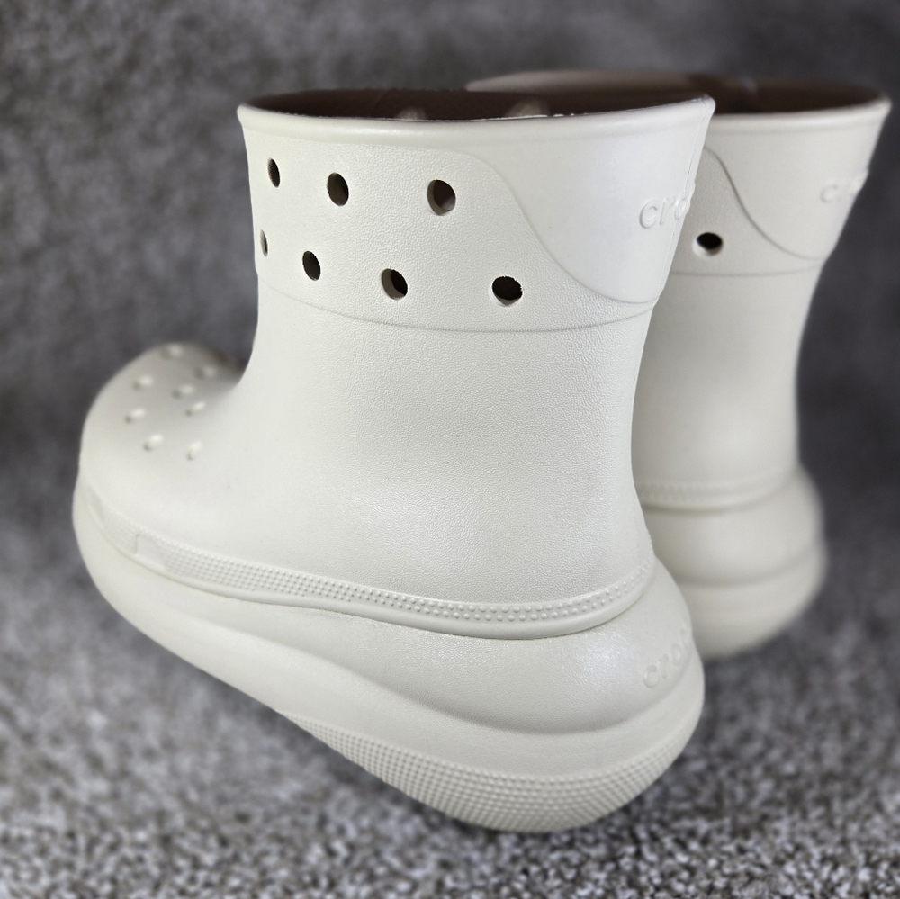 Crocs Classic Bone Waterproof Crush Rain Boots Unisex New 207946-2Y2 - Picture 3 of 16